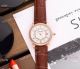 Copy Cartier Red Leather Strap Rose Gold Diamond Quartz Watch 35mm (3)_th.jpg